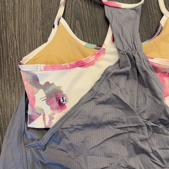 vintage lululemon no limits tank with built in shelf bra - Picture 2 of 2